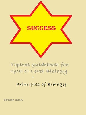 cover image of Success Topical Guidebook For GCE O Level Biology 1 5158
